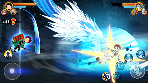 火柴人鬼灭之刃游戏(Stick Demon Shadow Fight安装器) v1.3 最新版