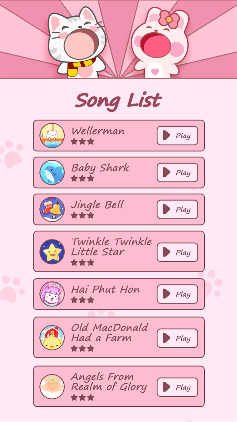 宠物二重唱游戏(Duet Friends - Kawaii Music) v2.0.102 官方版