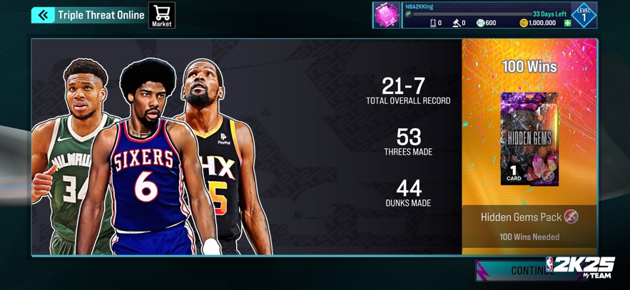 NBA2K25手游下载免费版(NBA 2K25 MyTEAM) v300.15.246297225 安卓版