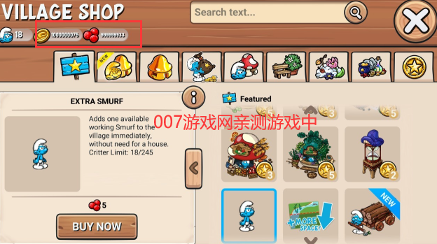 蓝精灵村庄内置功能菜单最新版下载安装([Installer] Smurfs Village) v2.89.1 汉化版