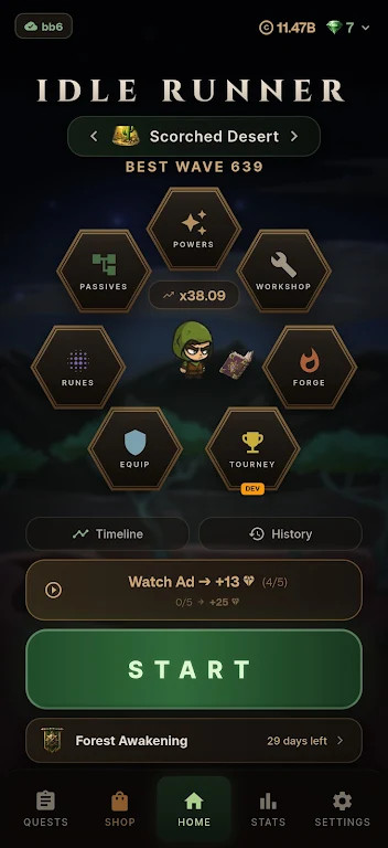 放置跑者游戏(Idle Runner) v1.0.0 安卓版