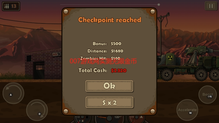 战车撞僵尸无限钞票版下载(Earn to Die) v1.0.37 最新版