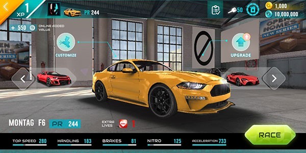 自由超跑竞赛手机版 v1.9.9