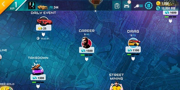 自由超跑竞赛手机版 v1.9.9